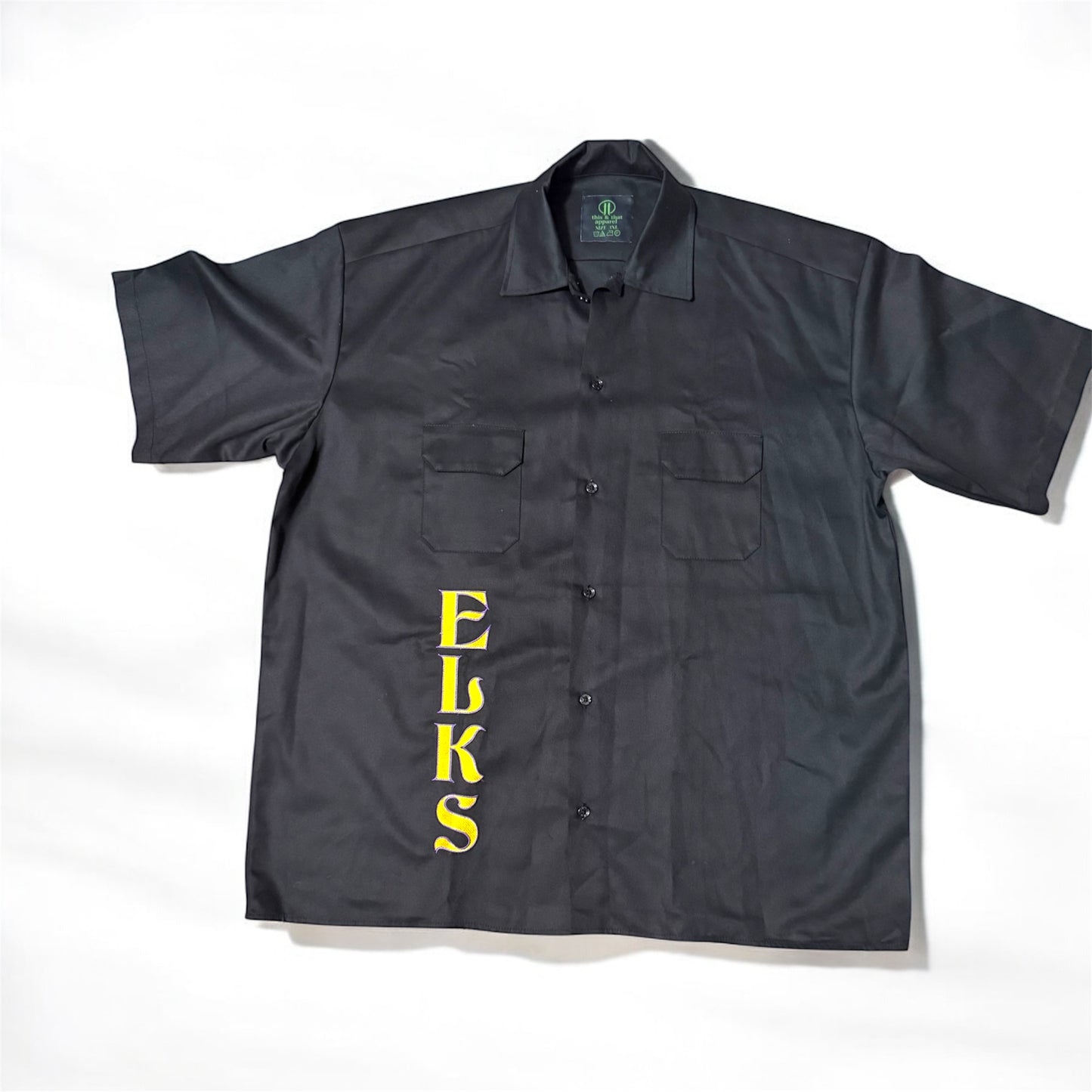WAPITI EMBROIDERY COLLAR SHIRT