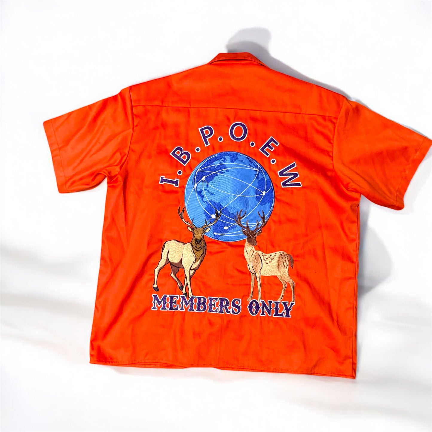 MEMBERS ONLY EMBROIDERY COLLAR SHIRT