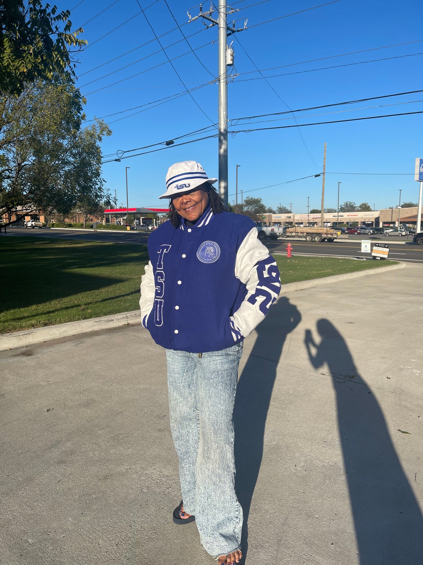 TSU/TENNESSEE STATE UNIVERSITY LETTERMAN COAT