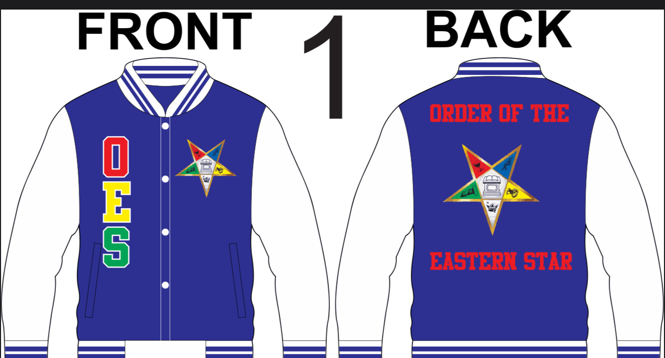 OES/ORDER OF EASTERN STARS LETTERMAN COAT
