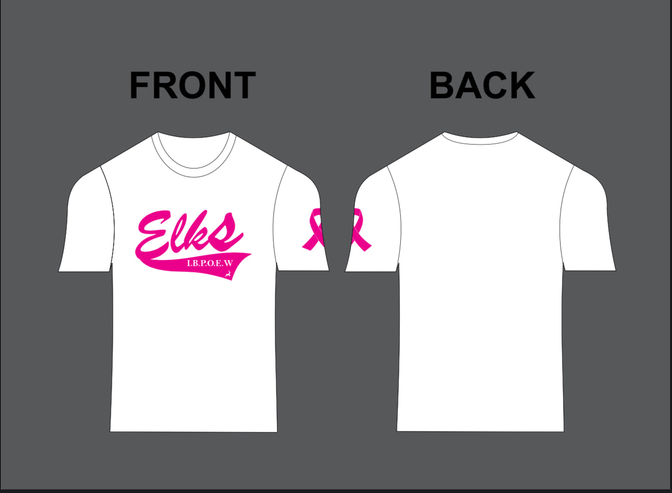 ELKS BREAST CANCER AWARENESS TSHIRT