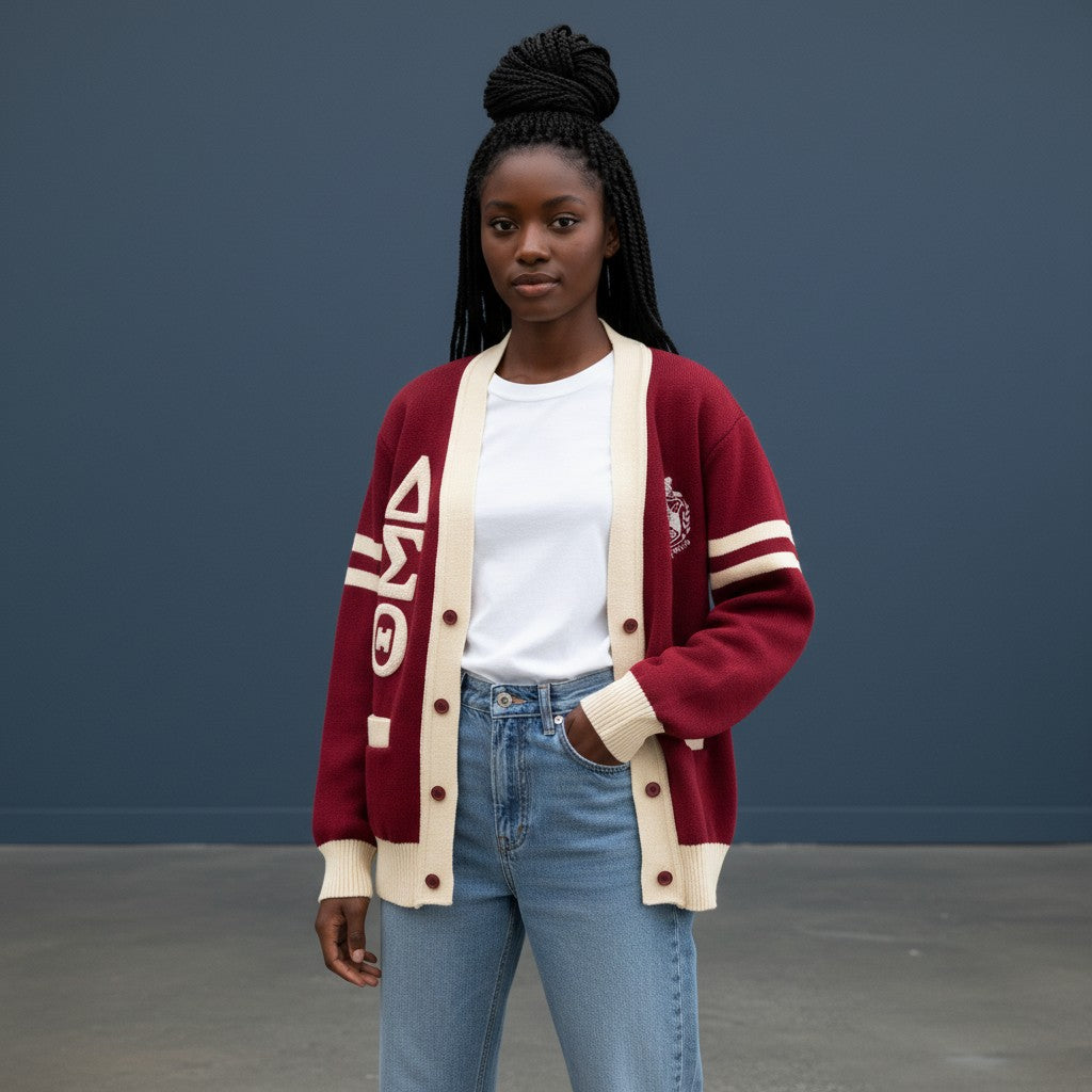 DST Greek Apparel Red Sweater