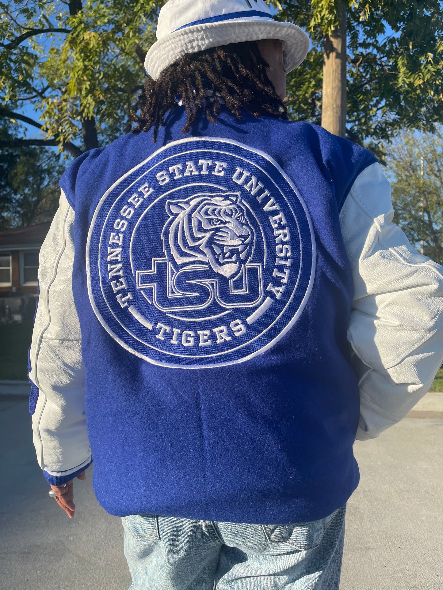 TSU/TENNESSEE STATE UNIVERSITY LETTERMAN COAT