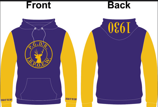 PAST GRAND DAUGHTER RULER EMBROIDERY HOODIE SWEATSHIRT