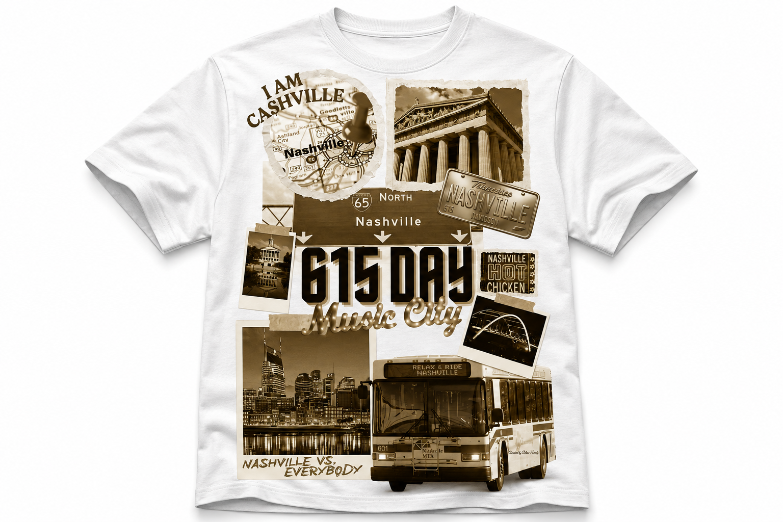 615 Day Vintage T-shirt