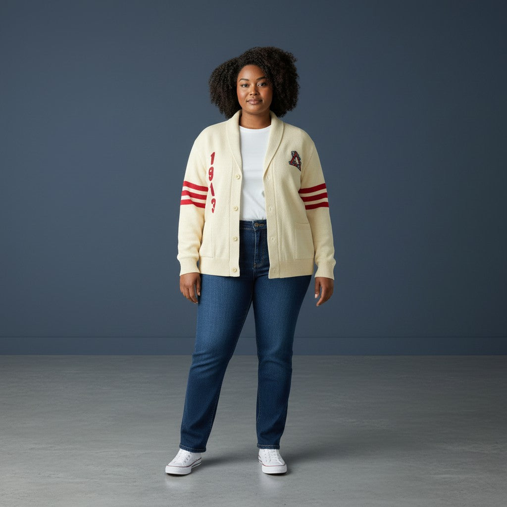 DST Greek Apparel Cream Sweater