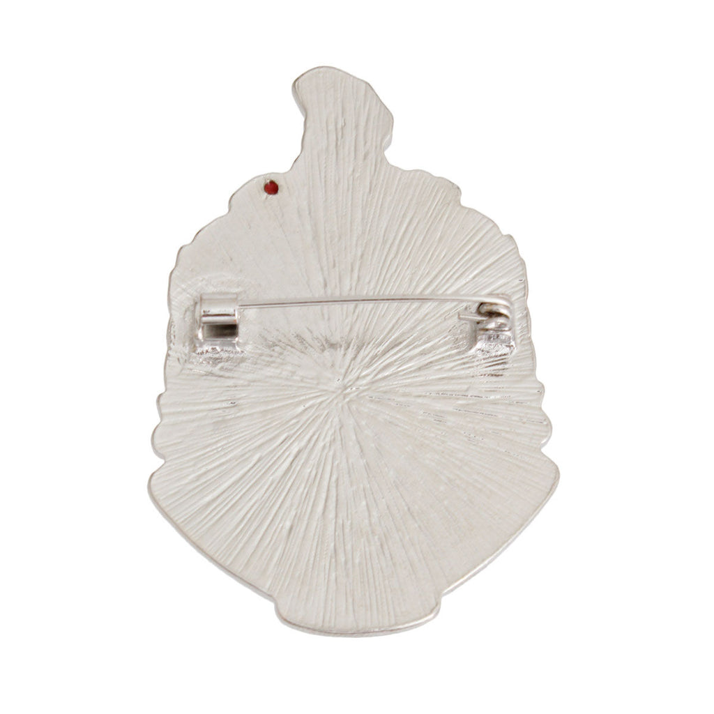 Red White Sorority DST Shield Brooch