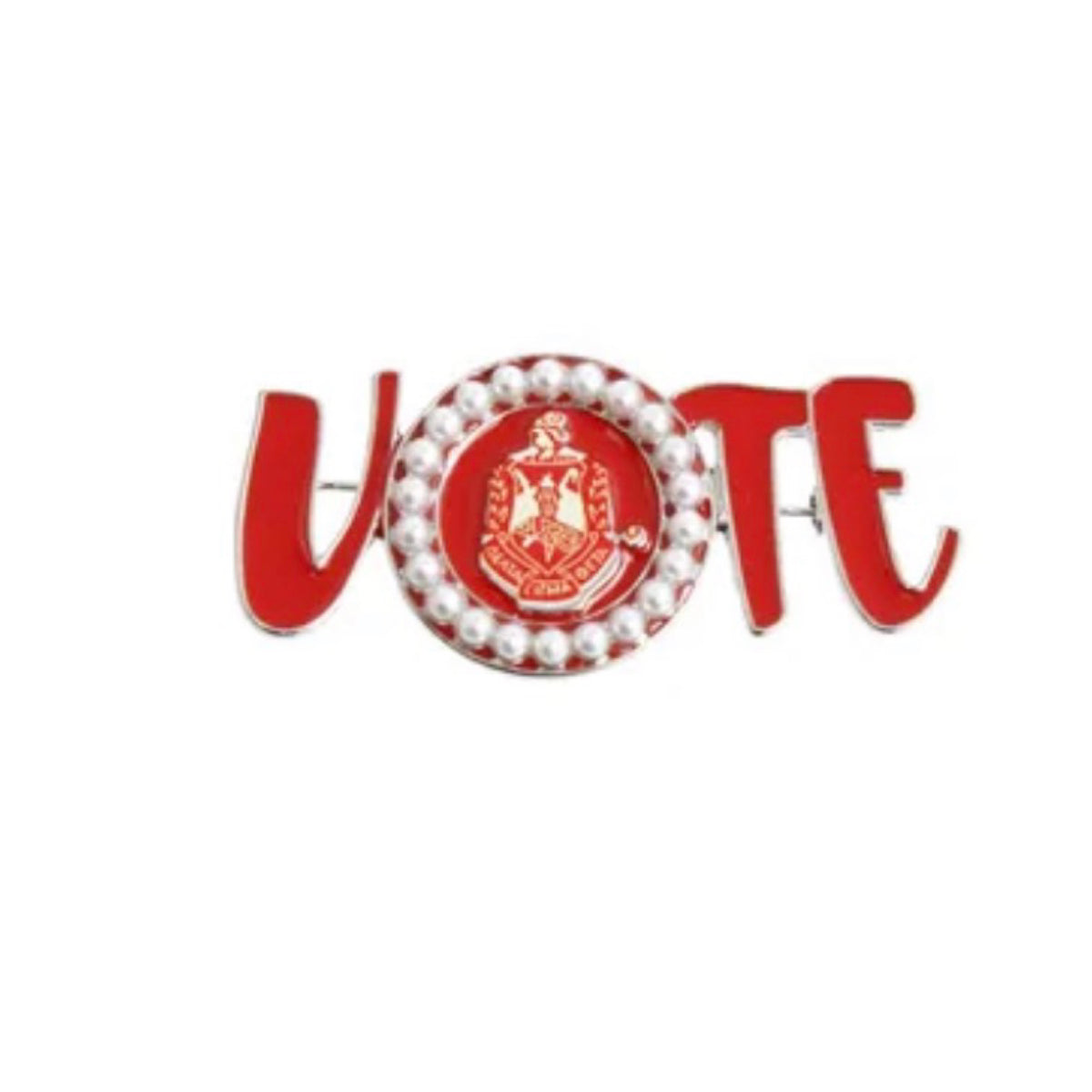 DST VOTE BROOCH