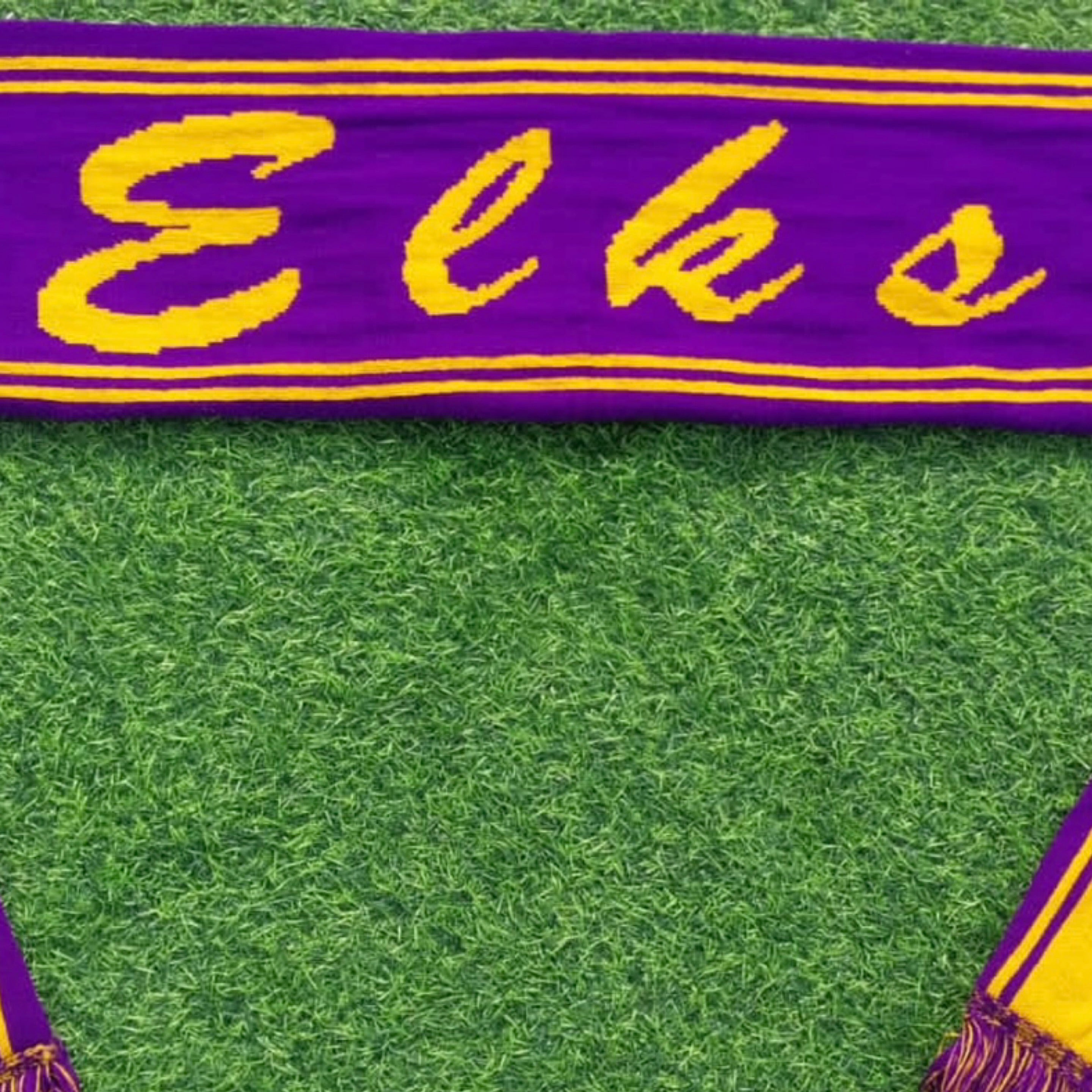 Purple/Gold Scarf Set