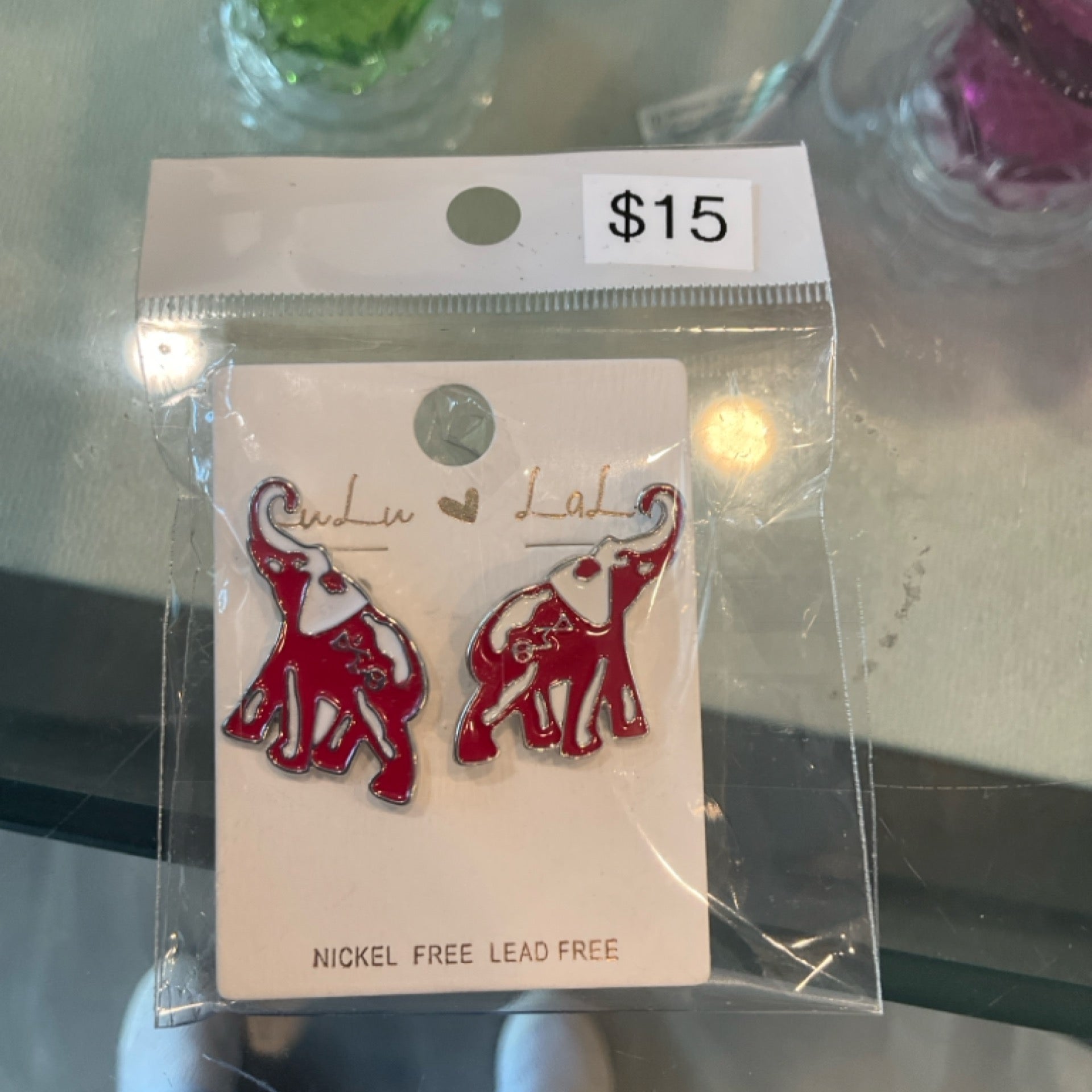 DELTA ELEPHANT EARRINGS