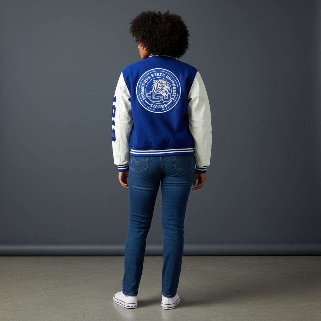 TSU/TENNESSEE STATE UNIVERSITY LETTERMAN COAT