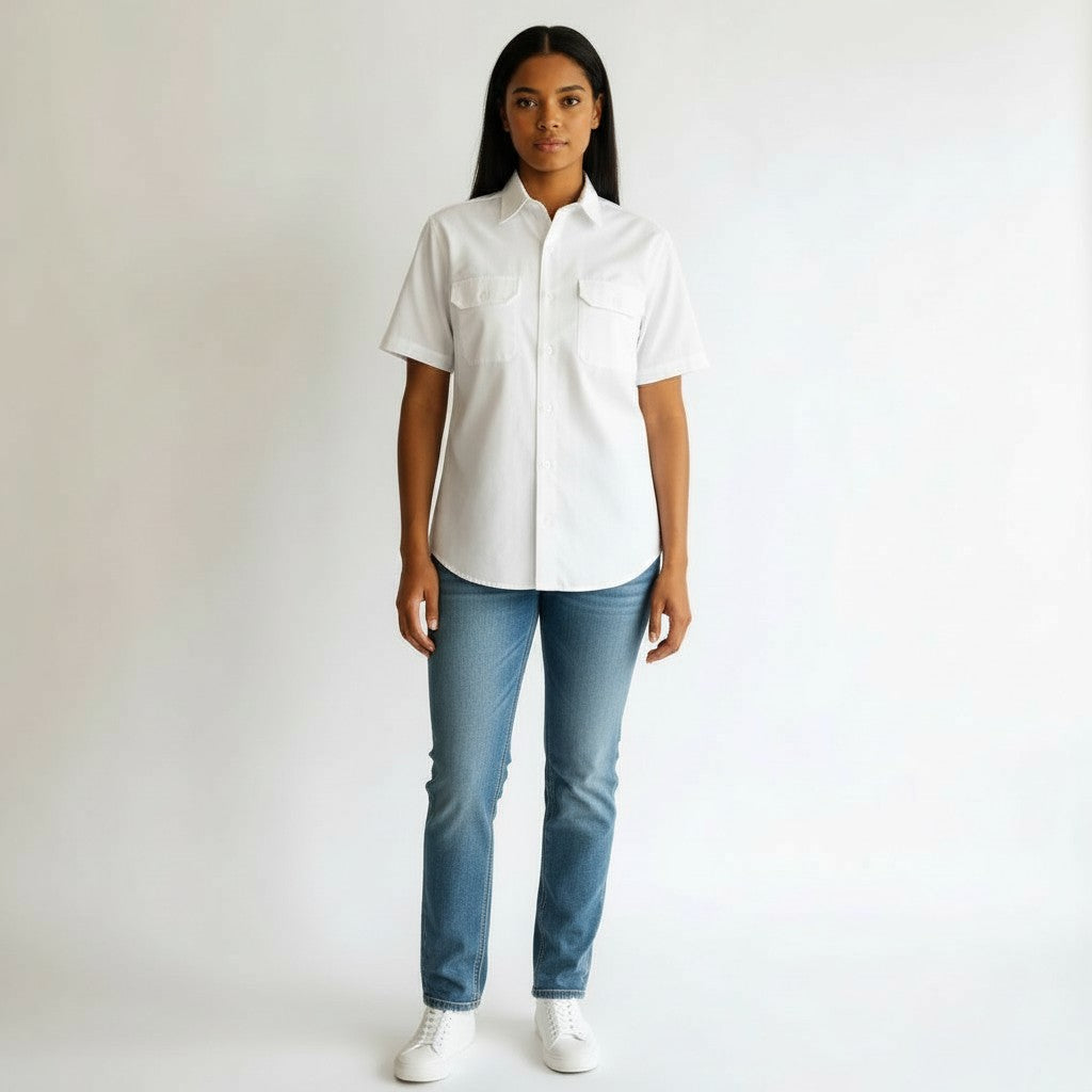 ELKS EMBROIDERED COLLAR SHIRT