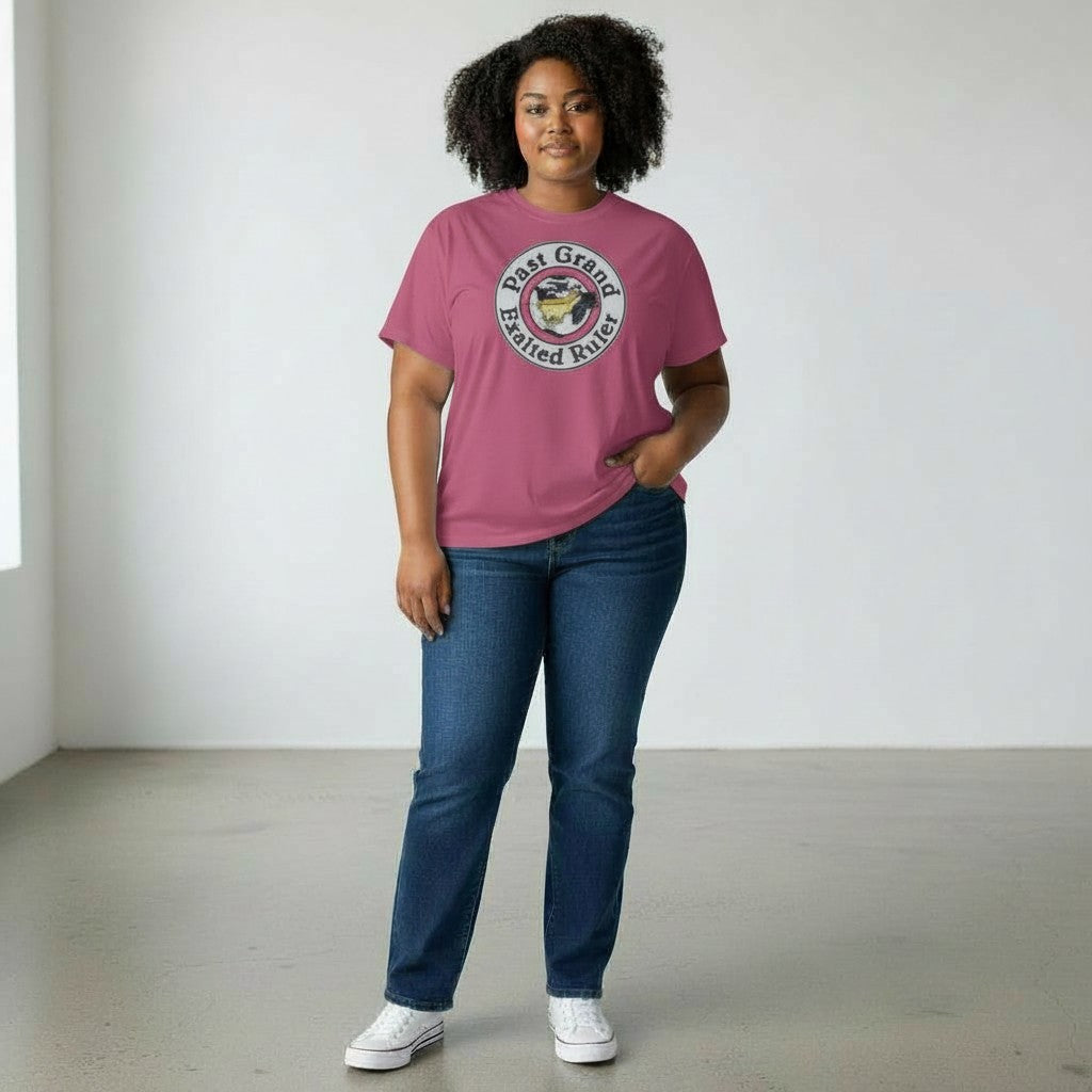 PAST GRAND EXALTED WOMENS VINYL TSHIRT