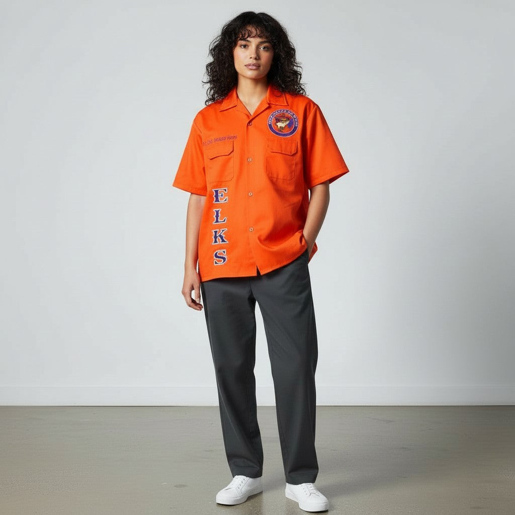 MEMBERS ONLY EMBROIDERY COLLAR SHIRT