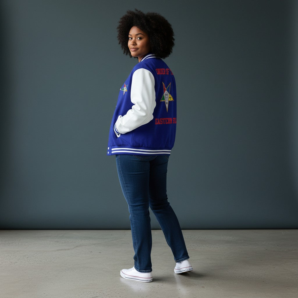 OES/ORDER OF EASTERN STARS LETTERMAN COAT