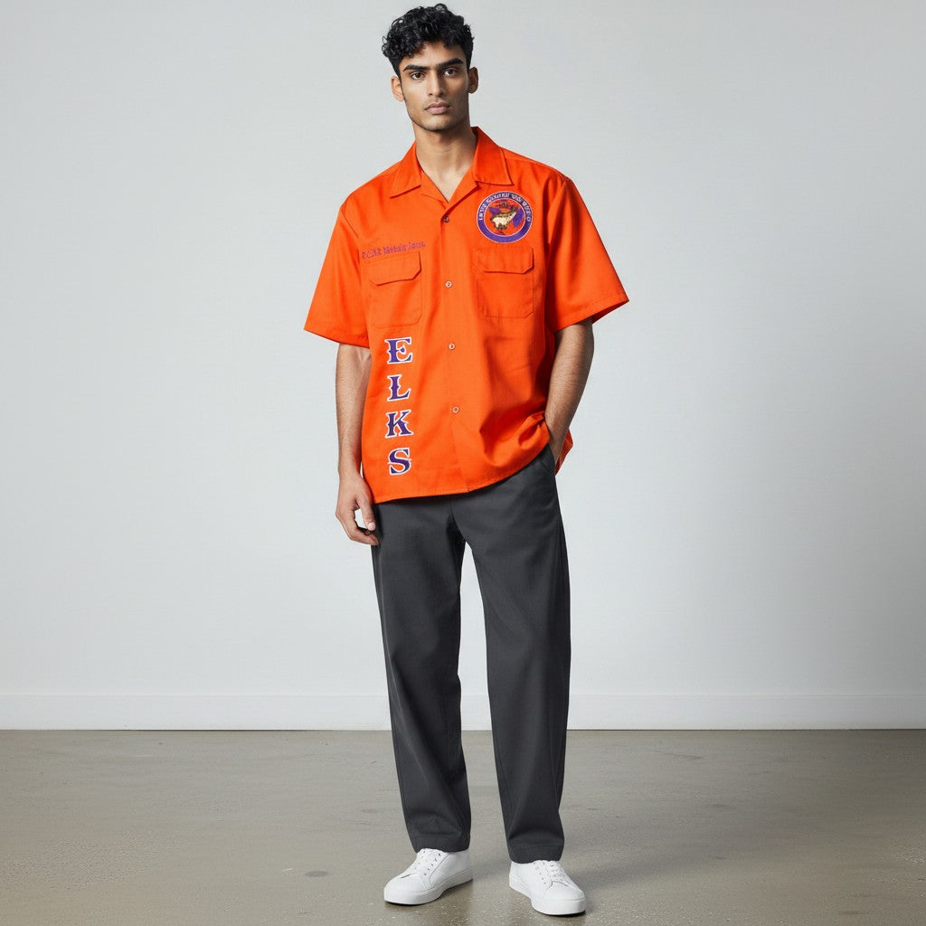 MEMBERS ONLY EMBROIDERY COLLAR SHIRT