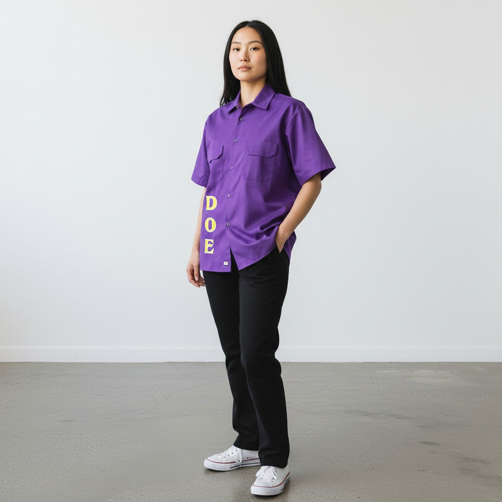 DAUGHTER OF ELKS EMBROIDERED COLLAR SHIRT