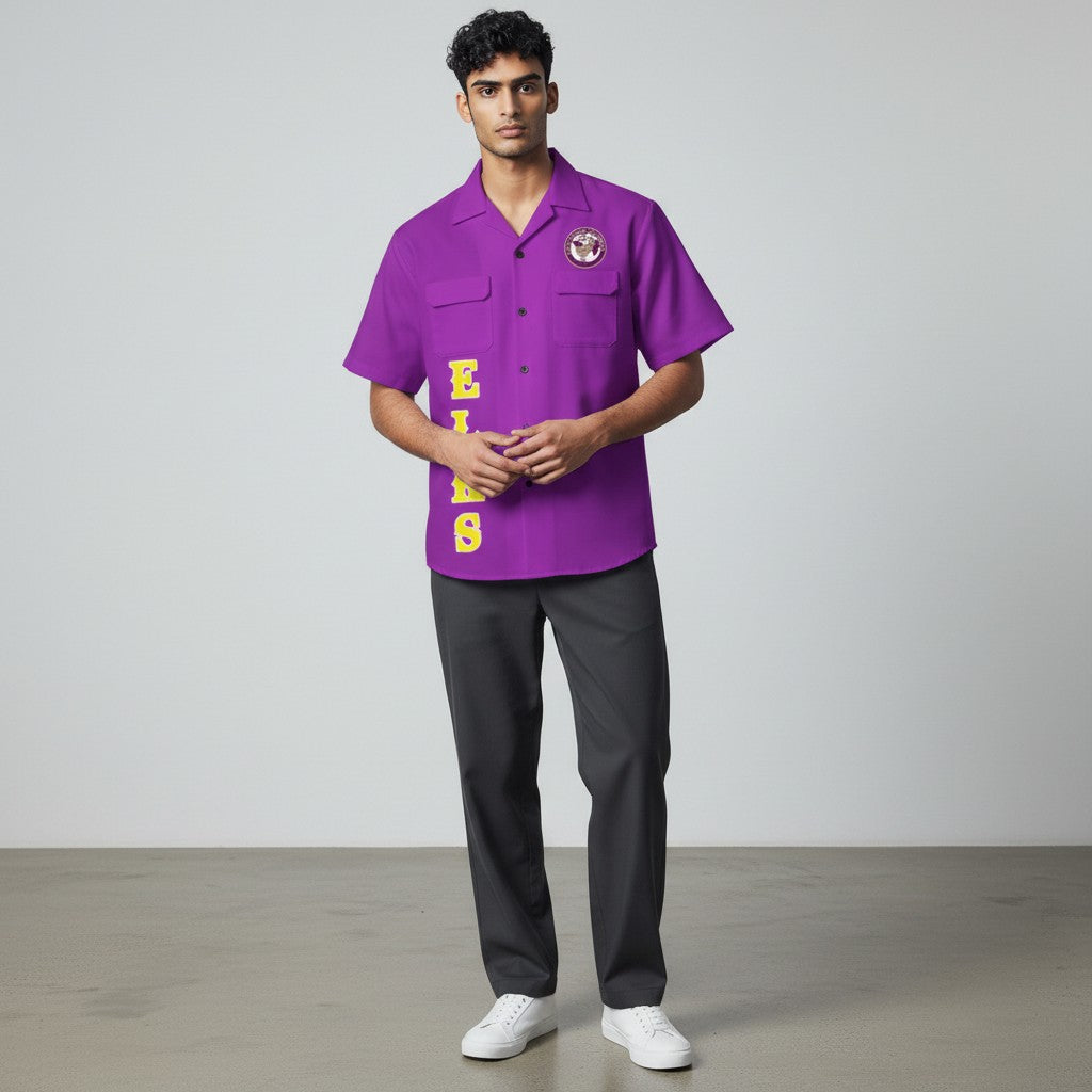 MEMBERS ONLY EMBROIDERY COLLAR SHIRT