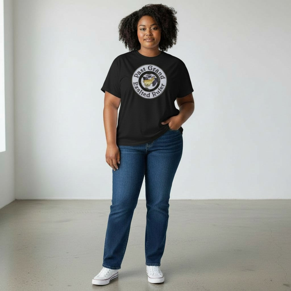 PAST GRAND EXALTED WOMENS VINYL TSHIRT