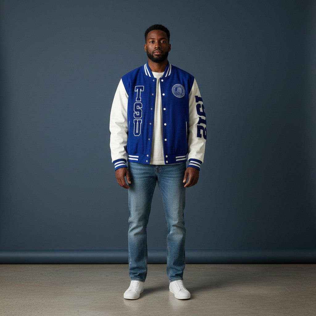 TSU/TENNESSEE STATE UNIVERSITY LETTERMAN COAT
