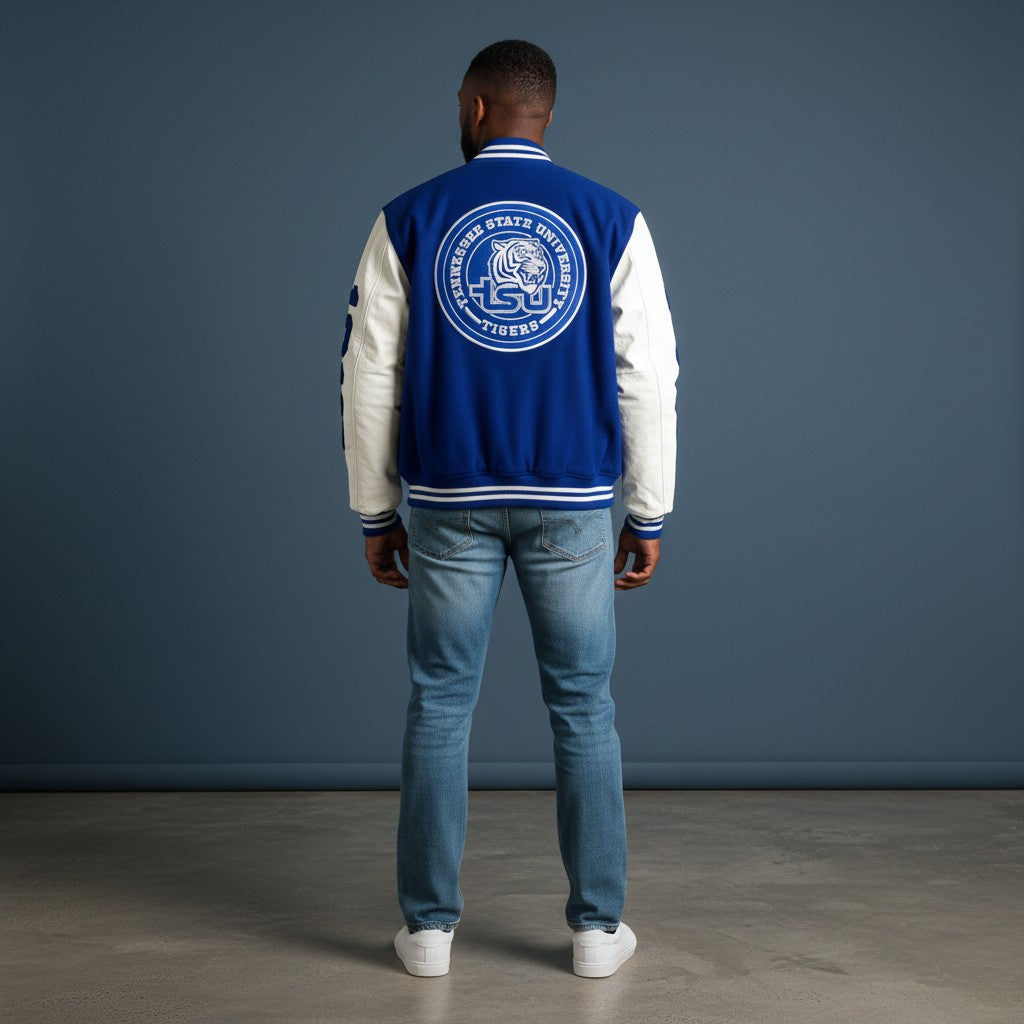 TSU/TENNESSEE STATE UNIVERSITY LETTERMAN COAT