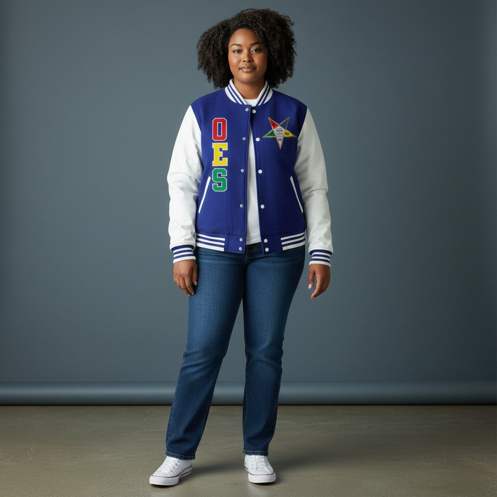 OES/ORDER OF EASTERN STARS LETTERMAN COAT